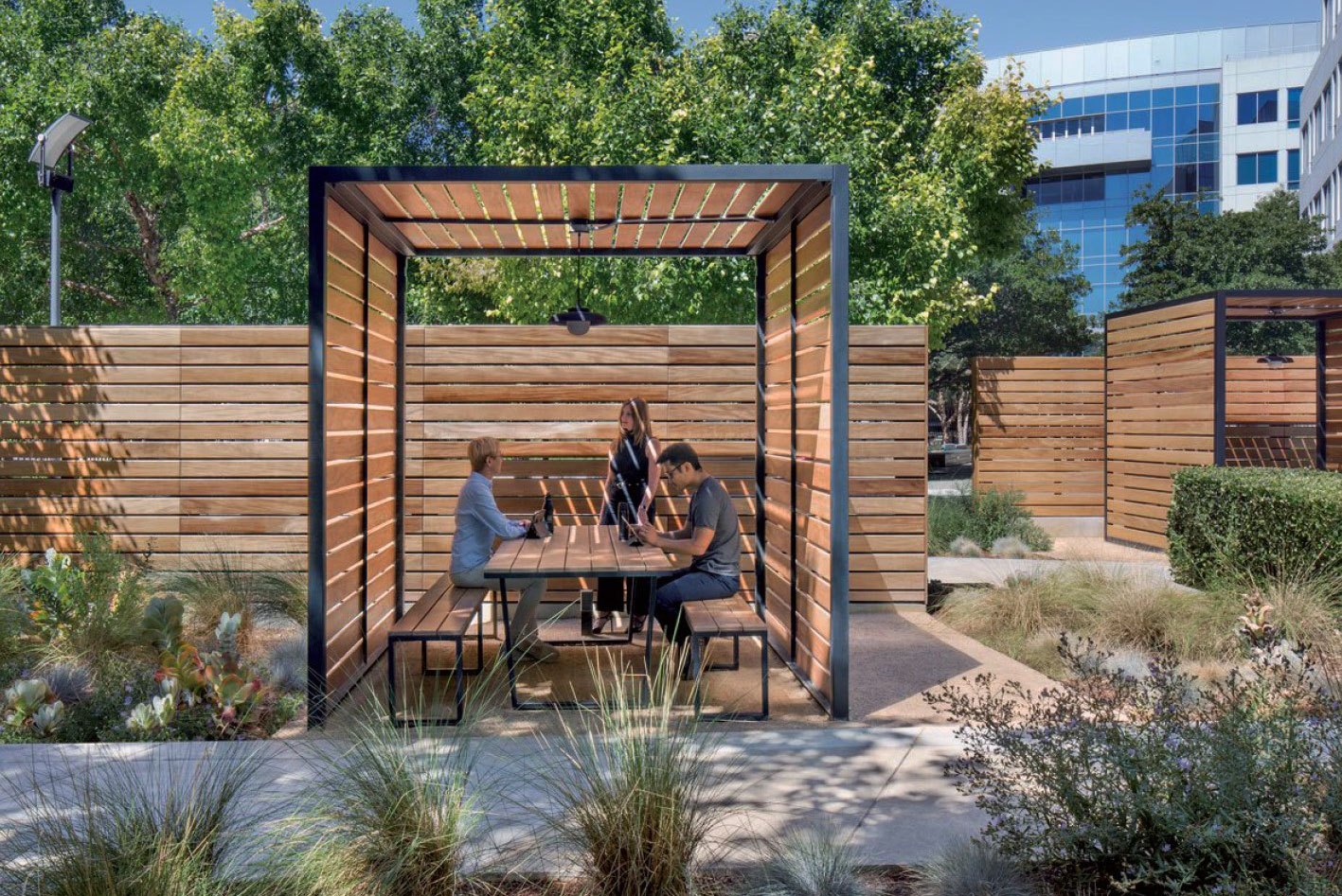 workplace design trends - outdoor amenities