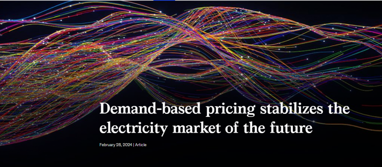 Demand-based pricing stabilizes the electricity market of the future