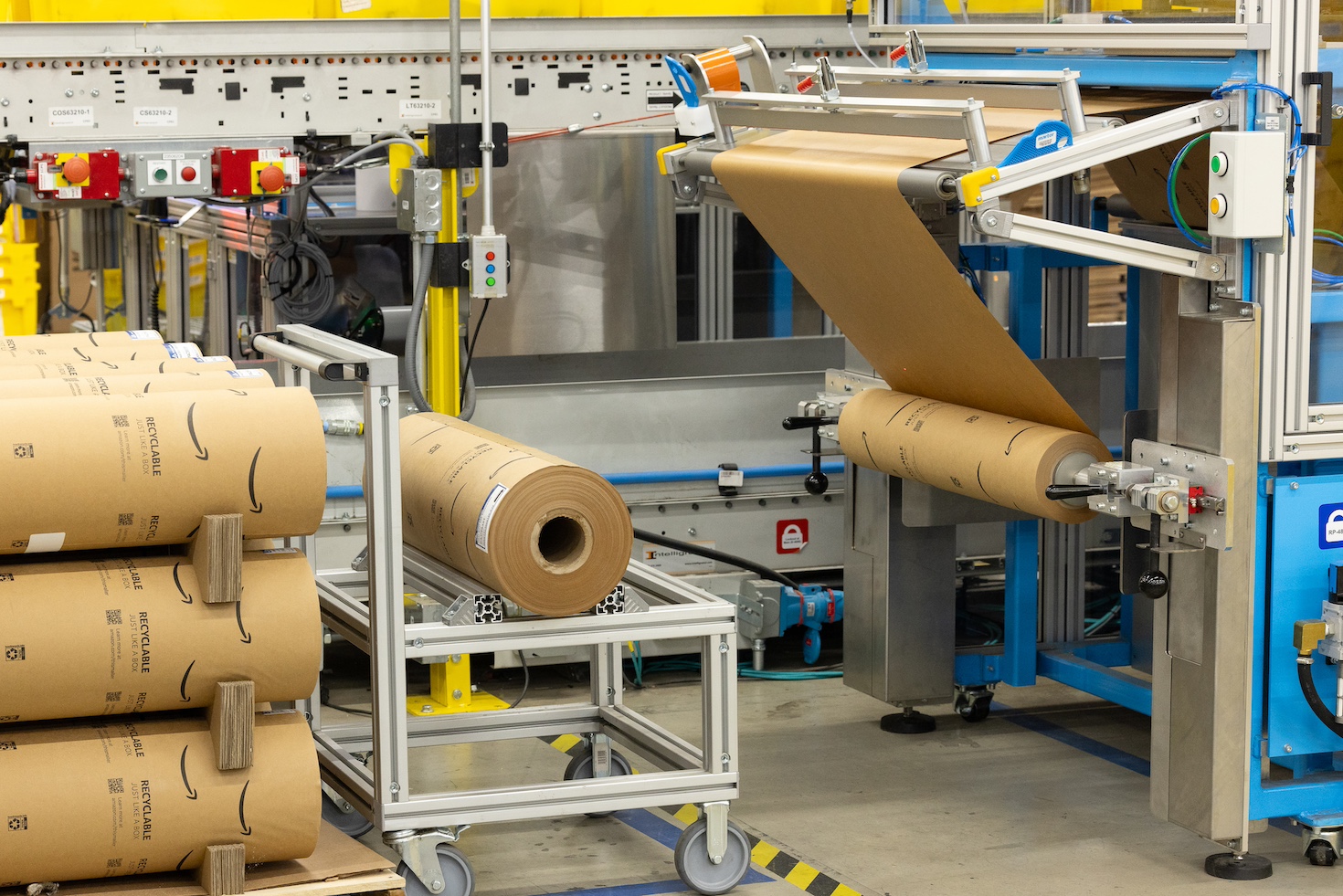 Amazon paper equipment retrofit