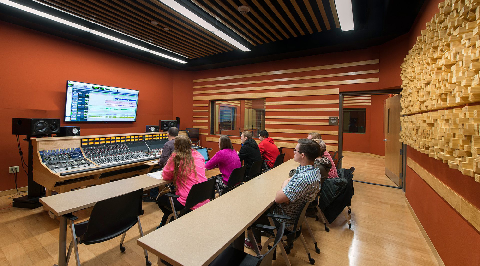 Higher education music room