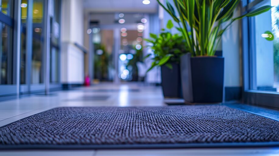 Winter matting keeps buildings safe and clean