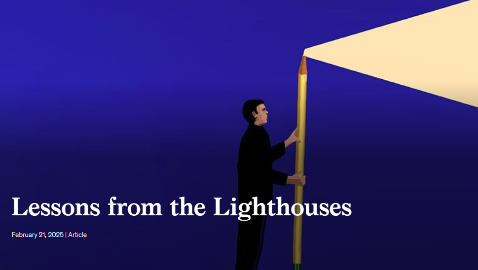 Lessons from the Lighthouses