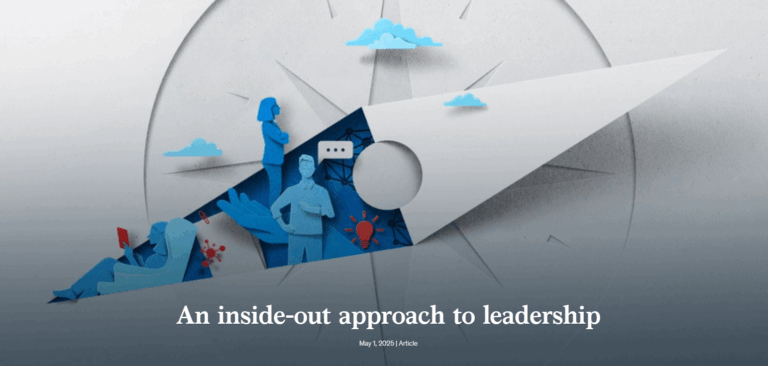 An inside-out approach to leadership