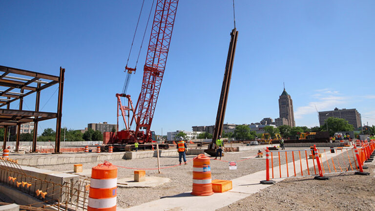Record ArcelorMittal Jumbo Steel Column Installed at Henry Ford Health Hospital Project