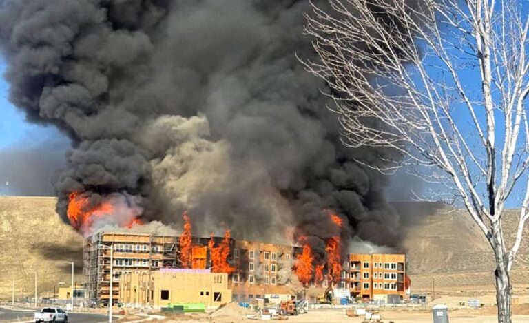 Fire Destroys Under-Construction Apartment Project in Utah