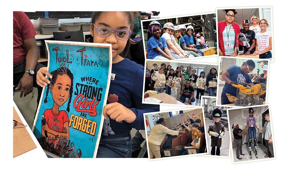 Tools & Tiaras volunteers Tools & Tiaras volunteers