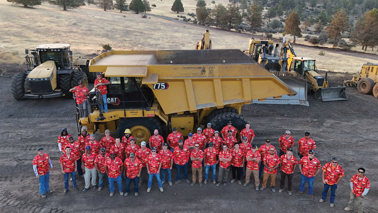 Crews lived in camp housing